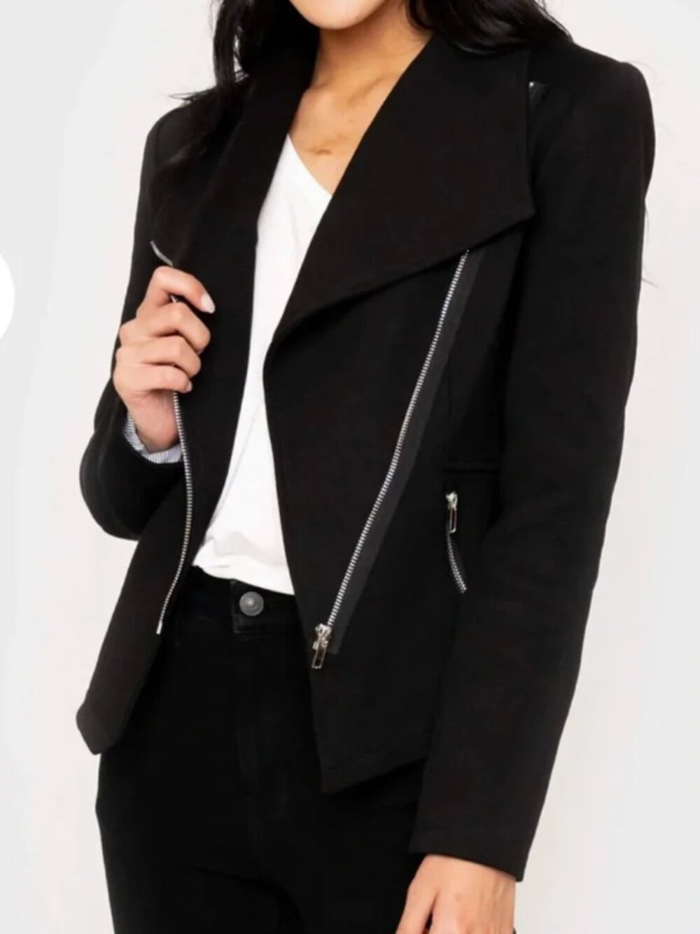 Blank NYC Womens Moto style jacket.